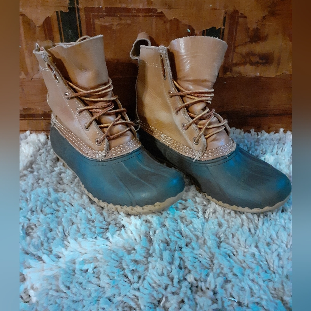 LL Bean Boots Vintage 7 M Duck Boot